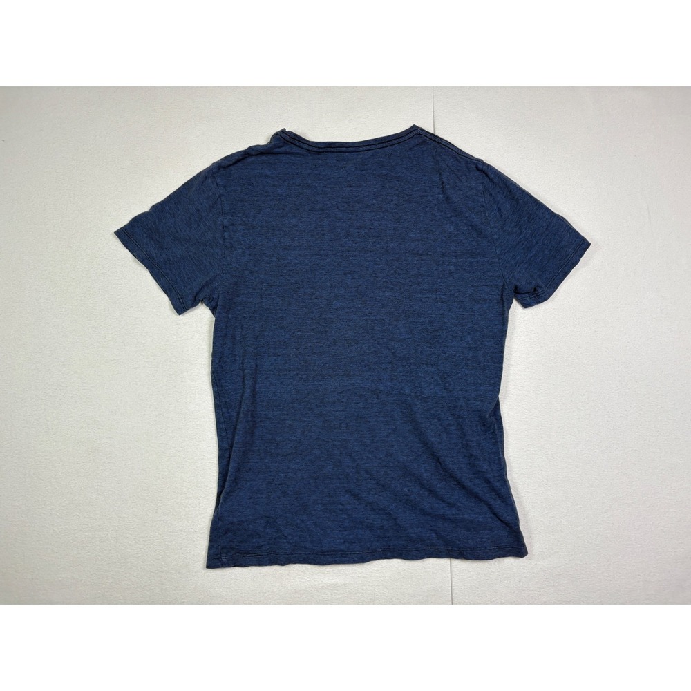 Old Navy Soft-Washed Womens M Navy Blue Heathered Cotton Short Sleeve T-Shirt - Picture 2 of 6